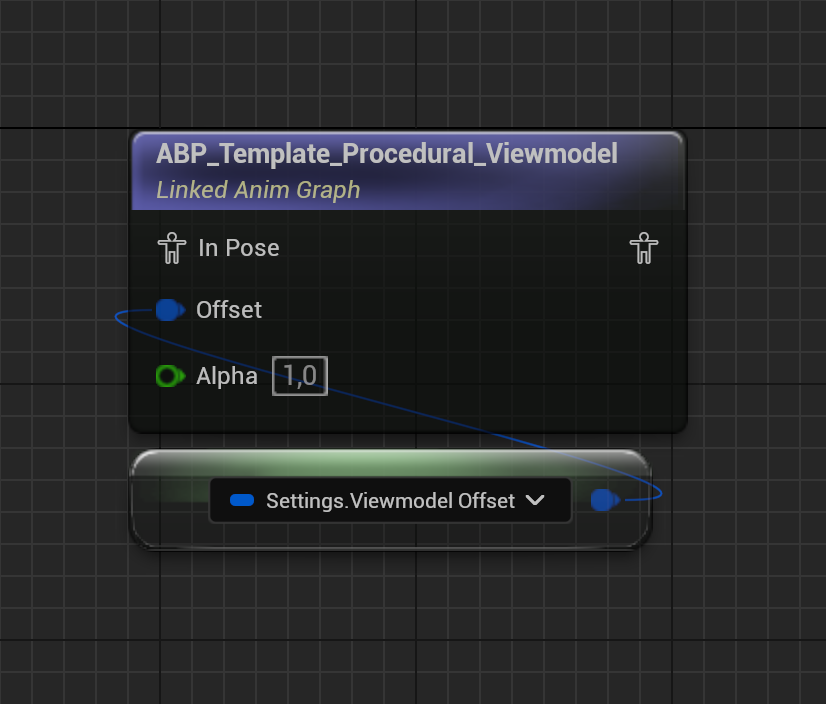 ABP Procedural SciFi FPS graph continuing procedural pose processing